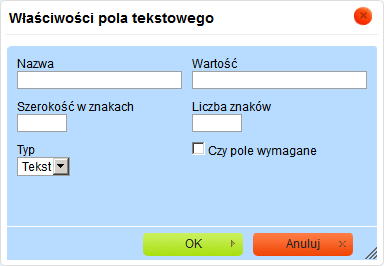 wlasciwosci_pole text