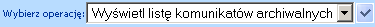 komunikaty archiwalne